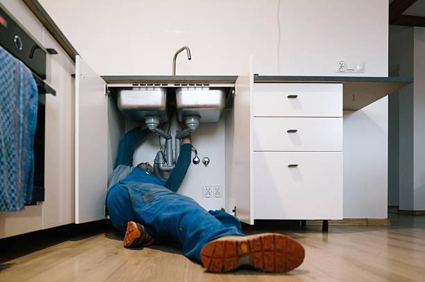 Professional Drain Cleaning technician working in Dunlo, PA